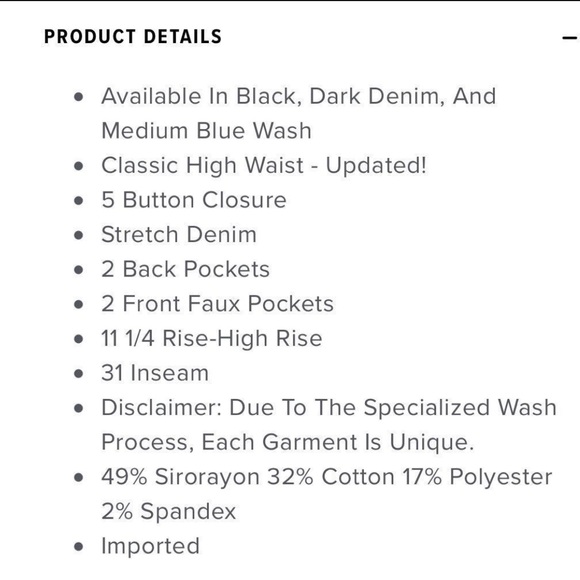 Classic button up Skinny jeans Black - Picture 4 of 4